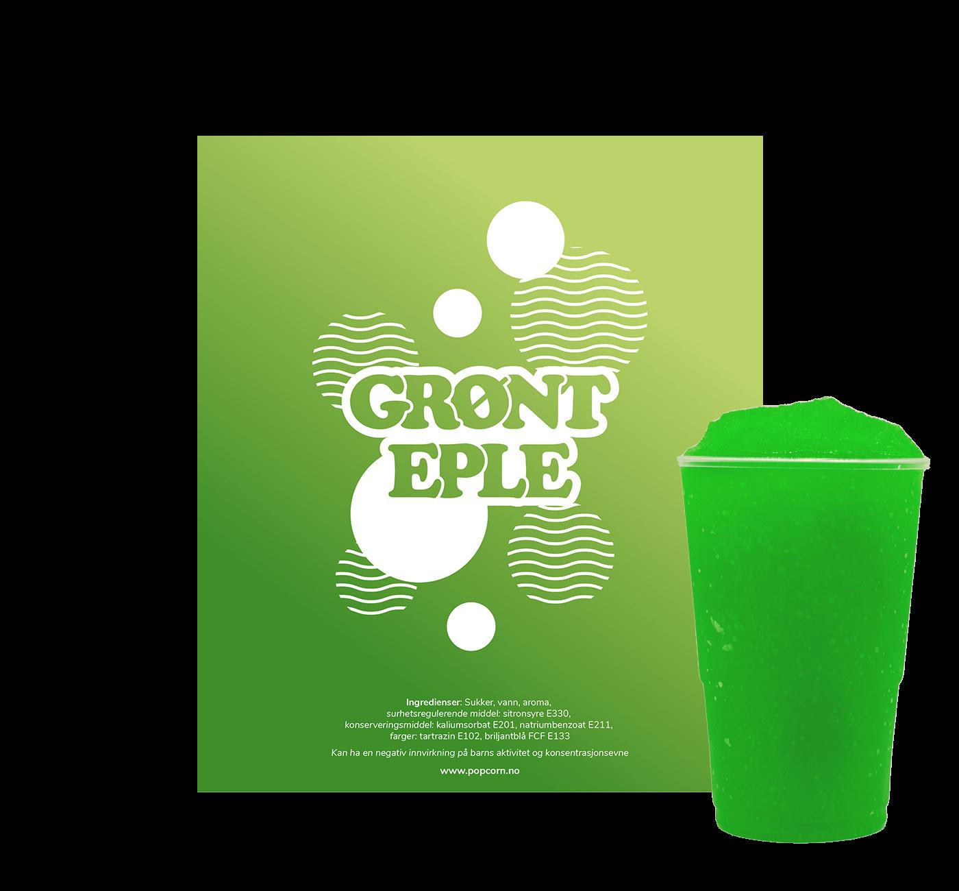 grønt eple
